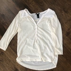 H&m off-white button down